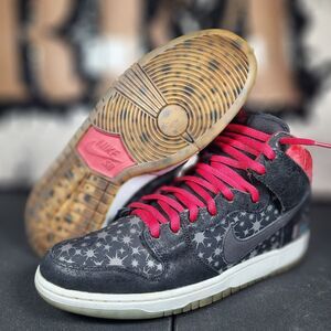 Nike SB Dunk High Prm Brooklyn Projects 2014 QS Paparazzi 707424-026 Size 13